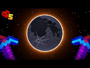 How I built a FUNCTIONAL Solar Eclipse in Hardcore Minecraft