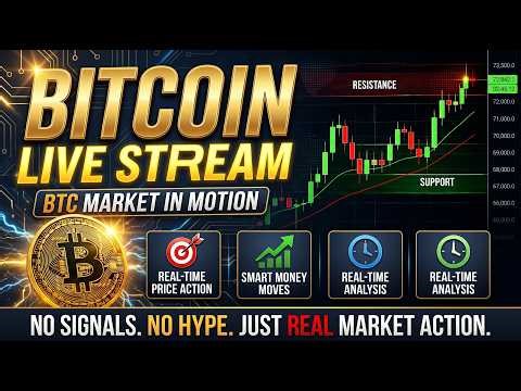 Bitcoin Live Stream: BTC Chart Watch & Crypto Market Moves #Bitcoin #BTC #livetrading