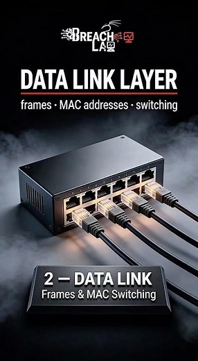 OSI MODEL: data link layer #breachlab #network #datalinklayer