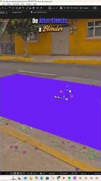 Rastreo | Tracking de cámara de After Effects a Blender GRATIS