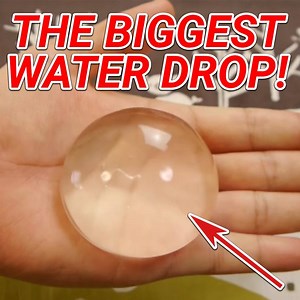 Creating The World's Biggest Water Drop!💧🤯 | The Action Lab