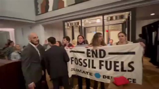 Viral Video: Climate Activists Disrupt CNN Brunch to Protest Fossil Fuels
