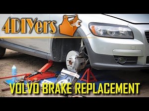 How to Replace the Front Brakes on a Volvo C30 S40 V50 C70