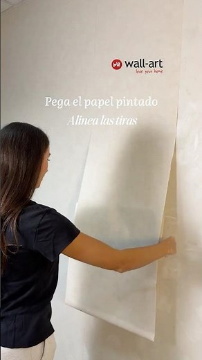 Empapelar una pared nunca fue tan fácil #papelpintado #wallart