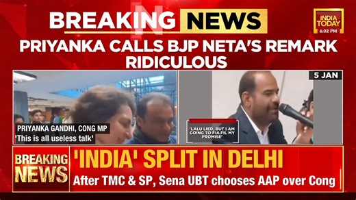 Congress MP Priyanka Gandhi Vadra slams BJP leader Ramesh Bidhuri's "cheeks" remark, calls it ridiculous, says "Bidhuri should talk about his own cheeks" #6PMPrime | Akshita Nandagopal | India Today