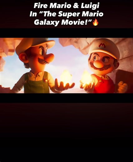 🎬🔥First look at Fire Mario & Luigi in “The Super Mario Galaxy Movie!” In theaters April 1 Super Mario Bros Nintendo Mario and Luigi Movies Movie News 2026 Movies Super Mario Galaxy #supermariogalaxymovie #supermariobros