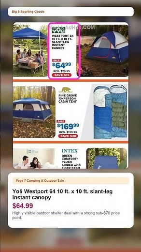 Big 5 Sporting Goods Weekly Ad (7/10/26 - 7/23/26) Top 5 Deals #shorts