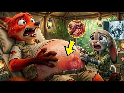 Nick is PREGNANT! | A Giant Alien Worm Inside Nick’s Belly 🐛 | Zootopia 2