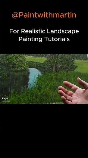 Paint Realistic Grass With Oil Paints | Colours #paintlandscapes #realisticpainting #painting