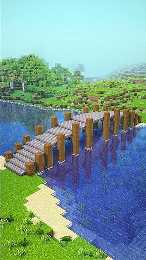 Full tutorial is on my channel!🏠Minecraft Ultimate Medieval Bridge