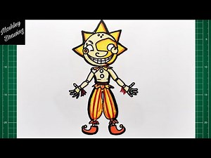 How to Draw Sundrop from Five Nights at Freddy's