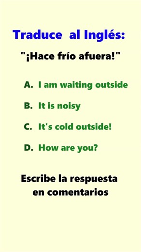✅ Frases importantes en inglés | Quiz fácil para principiantes #learnenglish #shorts