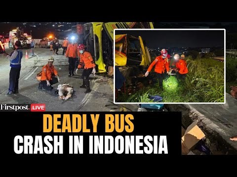 Indonesia Bus Crash LIVE: At Least 15 Killed in Deadly Bus Crash in Indonesia | Java Island