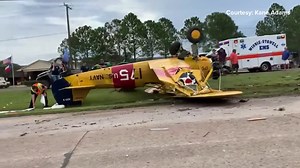 Preliminary FAA report: Stearman biplane flown by Beaumont man lost power during take off before crashing on Highway 124