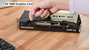 XFX Speedster SWFT210 Radeon RX 7600 Graphics Card with 8GB GDDR6 HDMI 3xDP, AMD RDNA 3 RX-76PSWFTFY