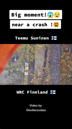 WRC 2 winner Teemu Suninen near a crash in the shakedowen 😲 #w #rally #rallye #wrc #race #racing #crash #drift | Natasha Cannon