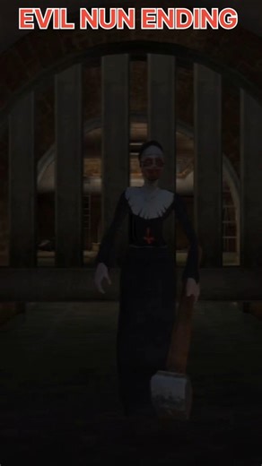 Evil Nun Final Escape Ending 🔥 #evilnun #shorts #horrorgame