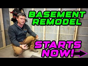 DIY Basement Finish: Day 1 of the Transformation