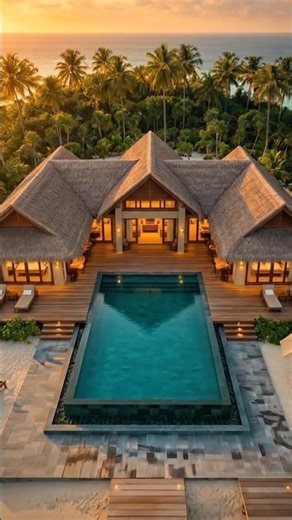 Island Transformation 🌴 From Sand to Luxury Villa