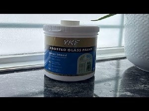 YKF Frosted Glass Paint, 16Oz Privacy Window Paint, Window Frosting Spray Review