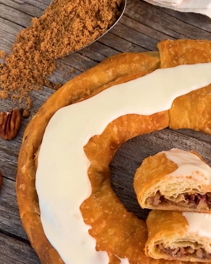 Discover the allure of our Pecan Kringle—a classic for over 70 years, brimming with pecans and sweetness! | O&H Danish Bakery
