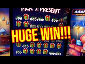 HUGE BONUS WIN!! CHRISTMAS VACATION SLOT MACHINE!!!