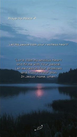 🕊️Prayer for Peace | Daily Bible Verse & Prayer 🌿 #prayer #bible #daily #christian