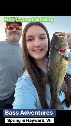 November 2025 a look at Bass Adventures in Hayward, Wi in the spring time of 2025!🎣#Fish Crazed Guiding | Fish Crazed Guiding