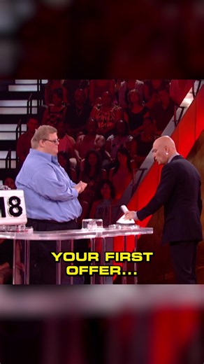 that is a CRAZY way to start the game but thankfully he's got FIVE more millions in play! 😮‍💨😭💼💸 #DealOrNoDeal #GameShow #Speedrun