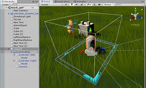 Unity:VRゲームを作ってみたい/03-SteamVR:スティックで移動、方向転換してみる - 節電鯖民の遊び場