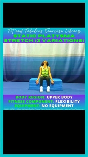 EXERCISE LIBRARY Platysma Stretch (3 variations) #healthandfitness #stretch