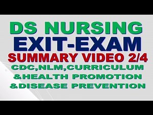Exit Exam and COC Exam Summary (2/4) | For Nursing Students