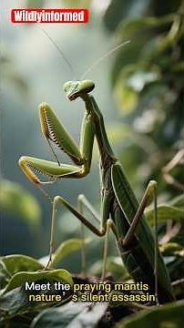 The Creature That Hears With Its Legs 🦗 | 5 Facts About the Praying Mantis #insects