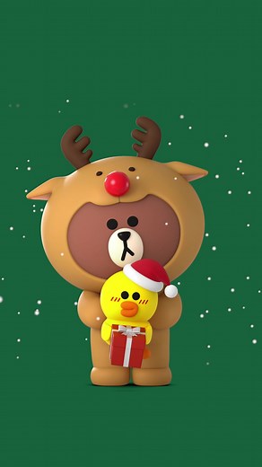 🐻 Ta-da✨ You like it?🎁 #LINEFRIENDS #holiday #gift #foryou #like