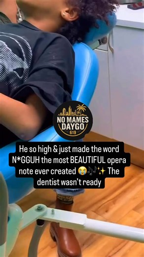 Joshua M./ Licensed Barber Stylist on Instagram: "He so high & just made the word N*GGUH the most BEAUTIFUL opera note ever created 😭🎶✨ The dentist wasn’t ready 🤣😂 #funnyreels #viralreels #laughinggas #dentistfunny #kidssaythedarndestthings #operasinging #highnotechallenge #comedyreels #fyp #reelitfeelit #reelsinstagram #lolmoment #parentinghumor #funnykidsvideo #viralvideo2025 #unexpectedfunny #funnyaf #dentistmoment #laughinggasfun #reelscomedy #humorclips #trendingnow #funnycontentcreator