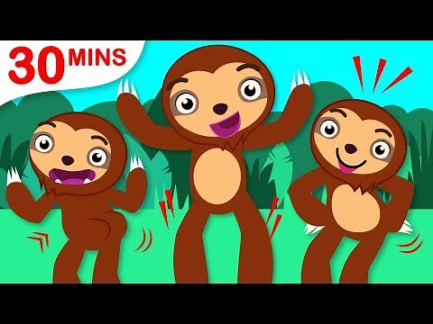 Can You Dance Like A Sloth? | The Sloth Dance | Car Chase and + Fun Songs by Little Angel