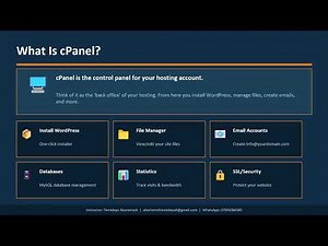 cPanel & WordPress Admin Full Tutorial | Install WordPress, Create Webmail & More (Beginners 2026)