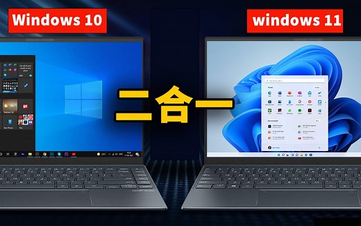 Windows 10 + Windows 11 系统合二为一！多版本供选择切换，超方便！| 零度解说