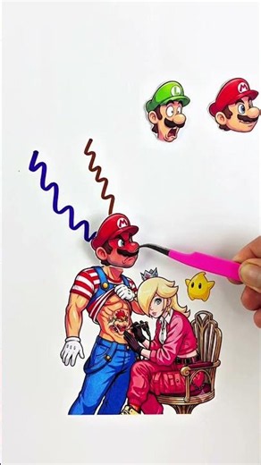 Super Mario Galaxy Movie connect line Game 🎮❤️#supermario#mario #supermariogalaxy