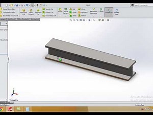 I-beam using solidworks