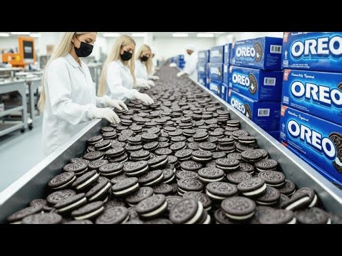 Inside the Oreo Cookie Factory | How Oreo Cookies Are Made (Full Process)