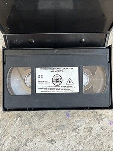 WWF No Mercy 1999 VHS WWE Wrestling Silver Vision Video Tape No Original Sleeve | eBay UK