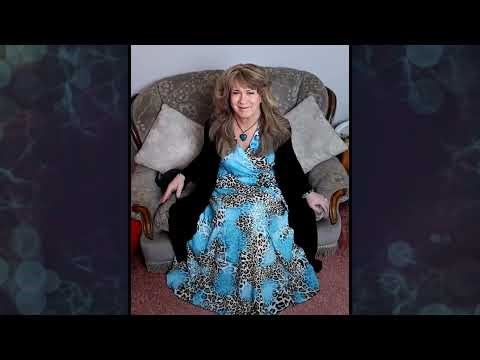 Tanya Melody M470 Crossdressig fashion - Animal print maxi dress + black cardigan