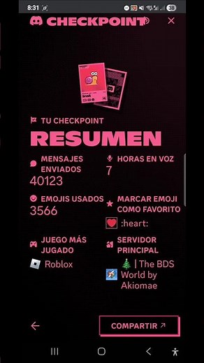 Cómo comprobar TU punto de control de Discord 2025 🔥 | #twisspark #PuntoDeControlDiscord