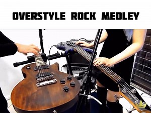 The Overdriver Duo from Brazil put together this Overstyle Rock Medley. Recognise all the songs? 👑 🇧🇷 🤘 | Music Crowns