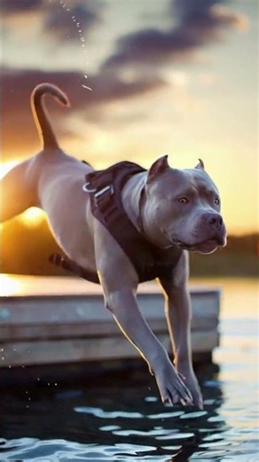 This dog trains harder than you.