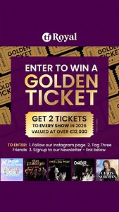 3.9K views · 327 reactions | The TF Royal Theatre’s Golden Ticket...