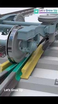 How does the train change the track | Normal switch #switchand crossing