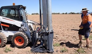 Developing our Skid-Steer Mounted Post Driver.