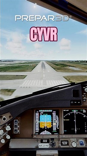 Prepar3D Professional Plus-N2749U CYVR ILS RW26R LAND CAT 3 MANUAL/AUTO APPROACHES#aircraftapproach